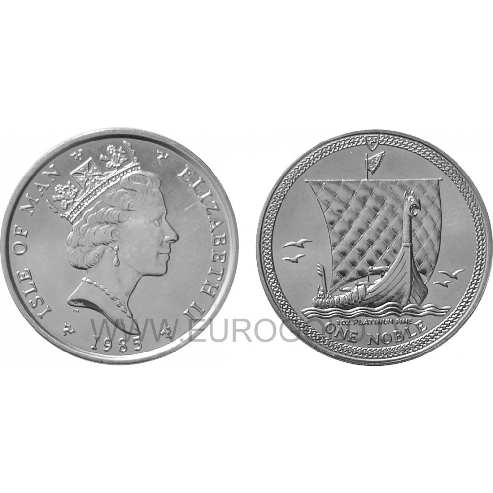 Buy Isle of Man 1 Oz platinum Noble 1985